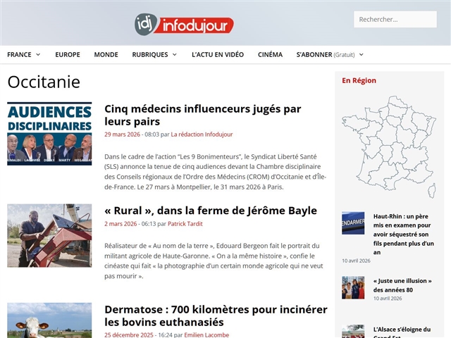 IDJ - Info du Jour : Occitanie