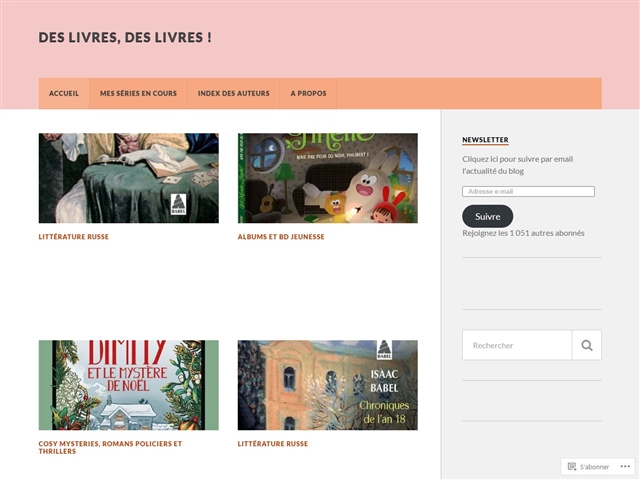 Des Livres, des Livres