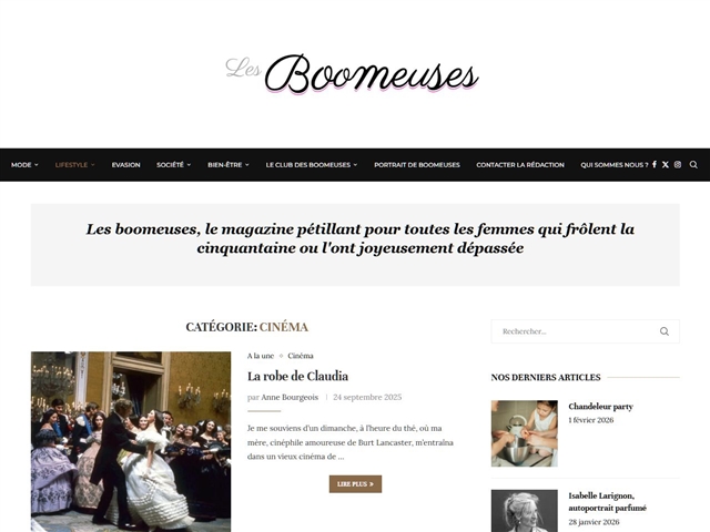 Les Boomeuses : Cinéma