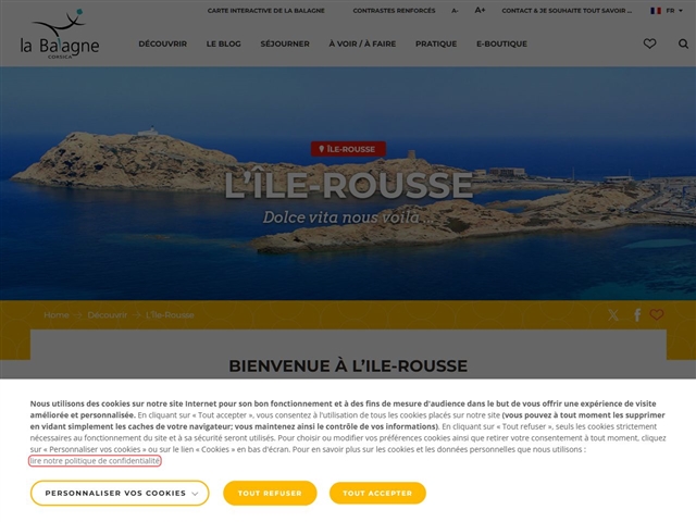 L'Île-Rousse - office de tourisme