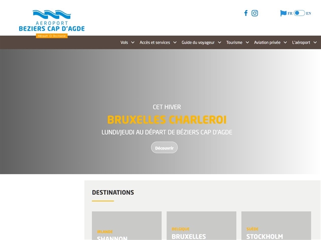 Aéroport de Béziers - Cap d'Adge en Languedoc
