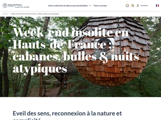 Weekend Hauts-de-France : Hébergements insolites