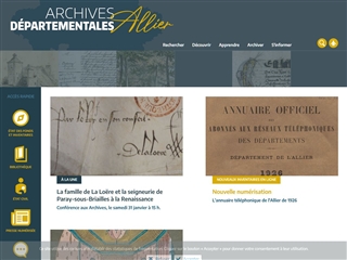 Allier (03) - Archives départementales