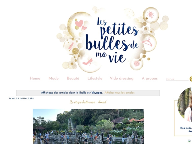 Les Petites Bulles de ma Vie : Voyages