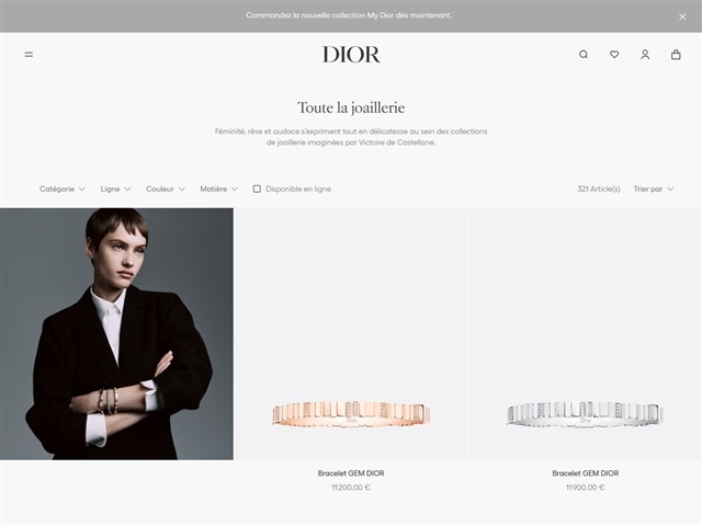 Dior : Joaillerie