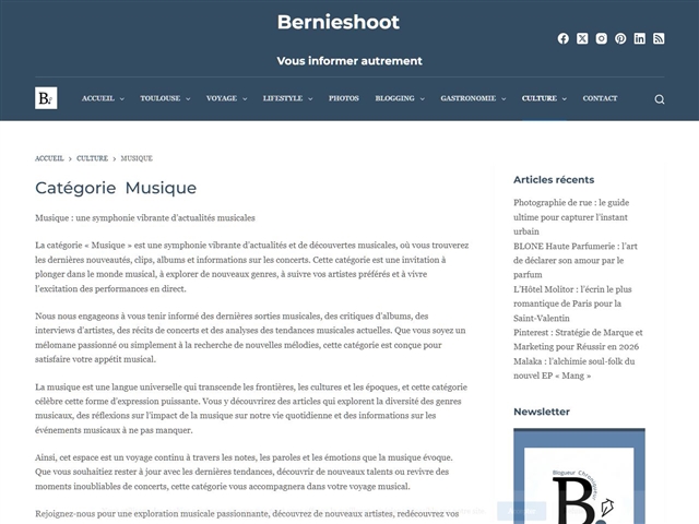 Bernieshoot : Musique