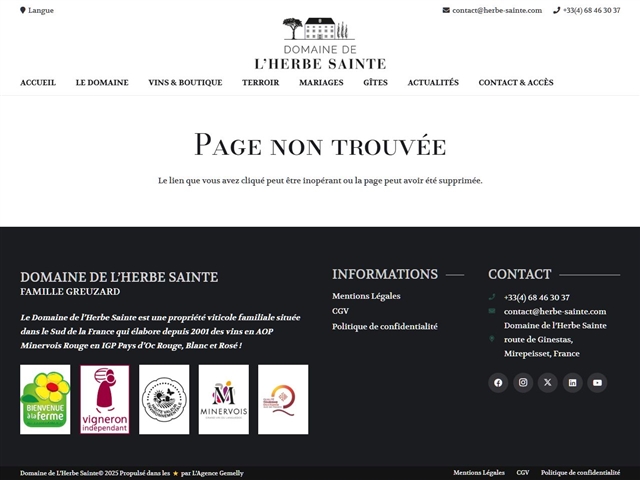 Château de l'Herbe Sainte