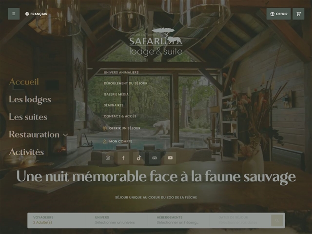 Zoo de la Flèche : Safari Lodge