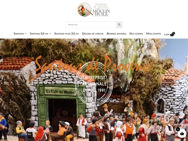 Santons Le Moulin à huile