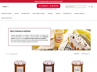 Albert Ménès : Pâtes à Tartiner et Crèmes