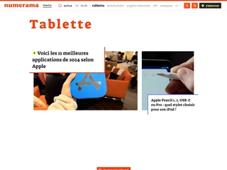 Numérama : Tablettes