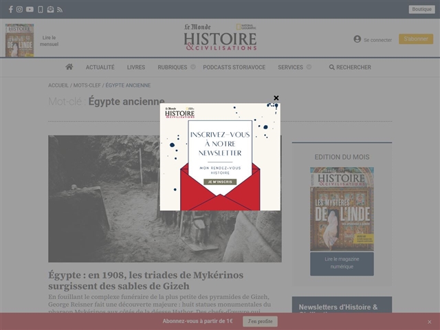 Histoire-et-Civilisations : Egypte ancienne