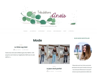 Les Tribulations d'Anaïs : Mode