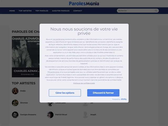 Paroles Mania