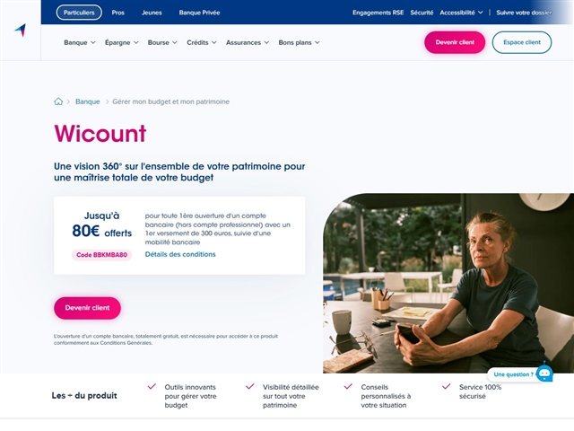 Boursobank : Wicount