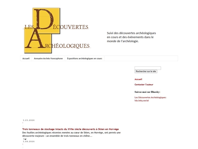 Les découvertes archéologiques