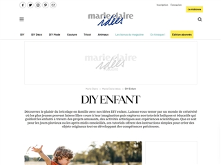 Marie Claire Idées : DIY Enfants