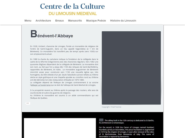 Eglise abbatiale de Bénévent-l'Abbaye