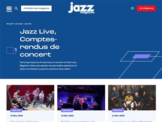 Jazz Magazine : Le Jazz Live