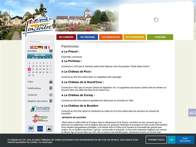 Lencloître (86140) - office de tourisme