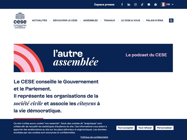 CESE - Conseil Economique Social et Environnemental