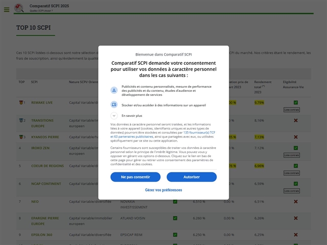 Comparatif-SCPI.com