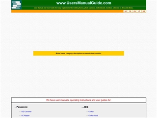 UsersManualGuide.com