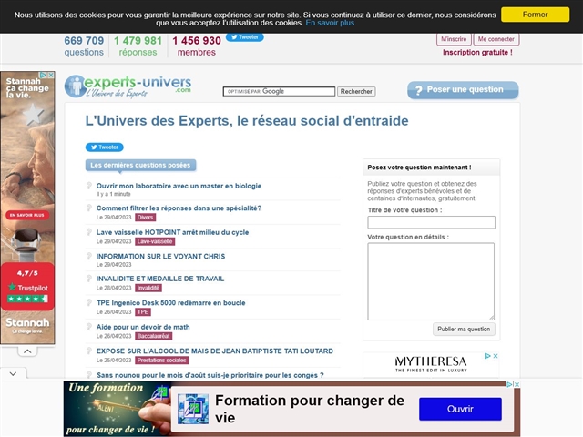 L'Univers des Experts