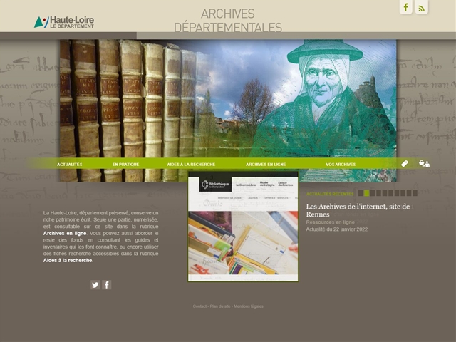 Archives Départementales 43 Etat Civil En Ligne