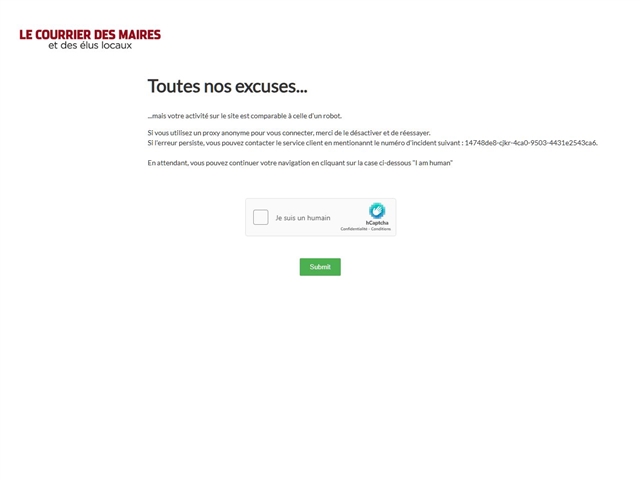 Le Courrier des maires : Urbanisme