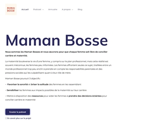 Maman bosse