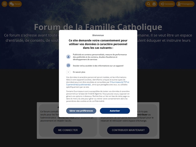 Forum de la Famille Catholique