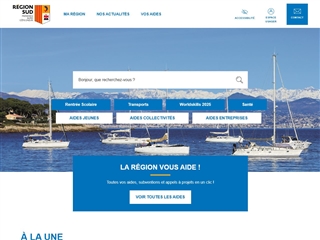 Région Sud Provence-Alpes-Côte d'Azur