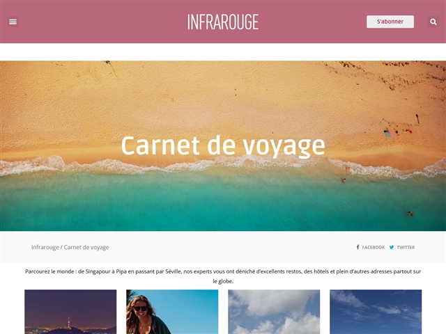 Infrarouge : Carnet de Voyage