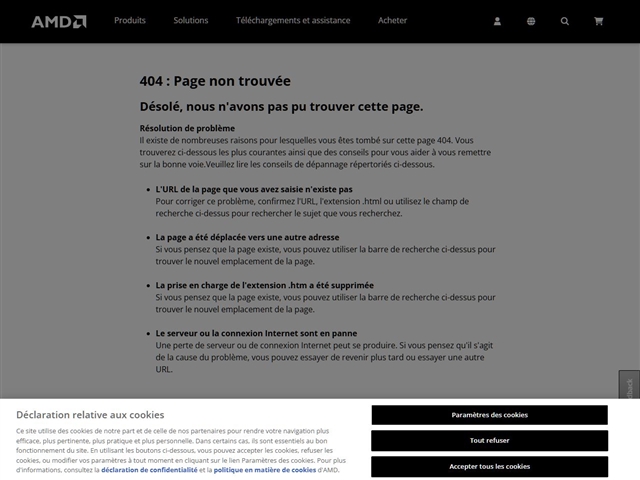 AMD : Cartes graphiques Radeon