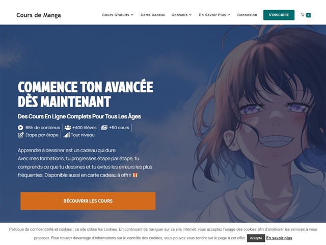 Cours de Manga