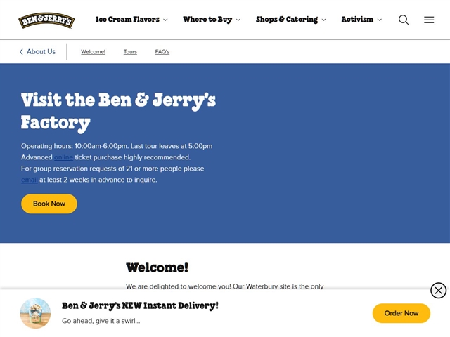 Usine historique Ben & Jerry's