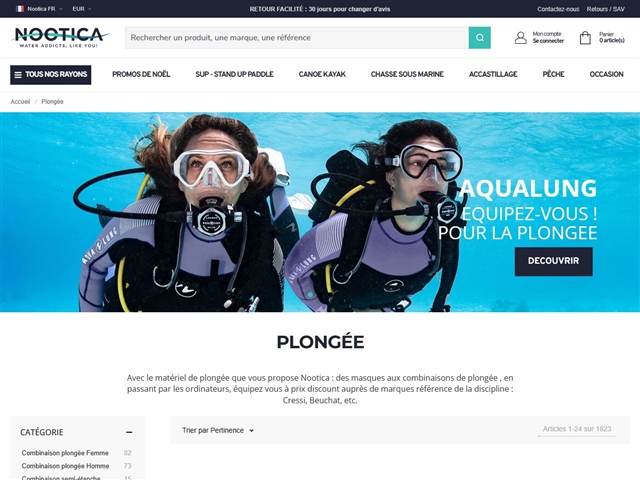Nootica : Plongée
