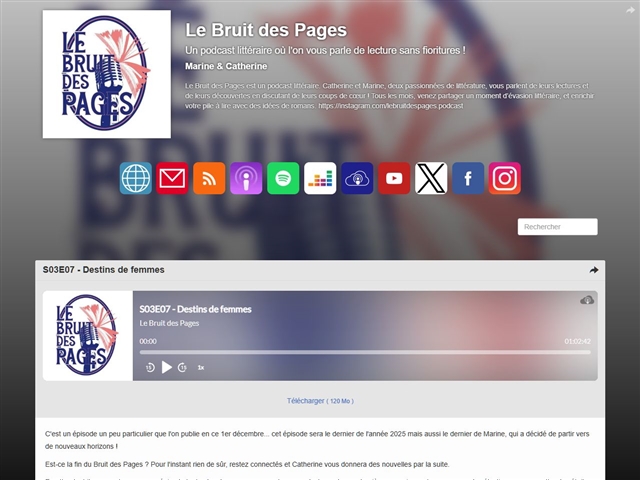 Le bruit des pages