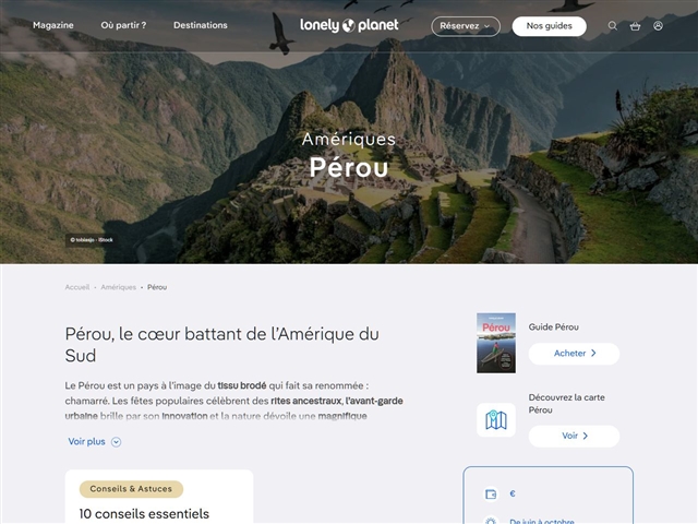 Lonely Planet : Pérou