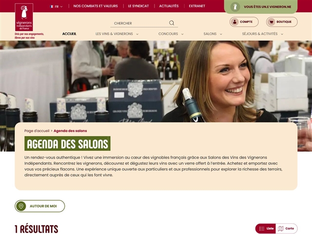 Salon des vins des Vignerons indépendants