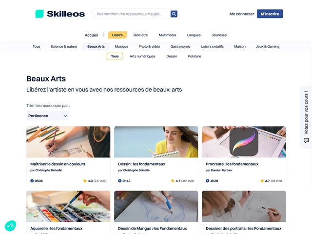 Skilleos : Beaux-Arts