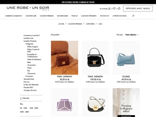 Une robe pour un soir : Sacs