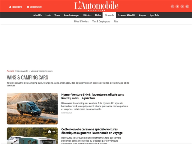 Automobile Magazine : Camping-Cars