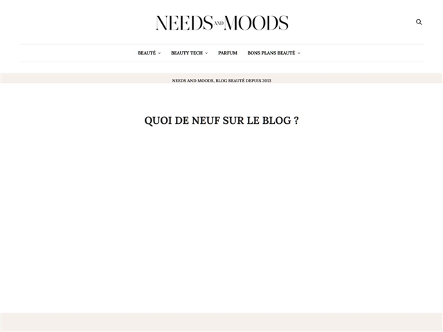 Needs and Moods : Mode
