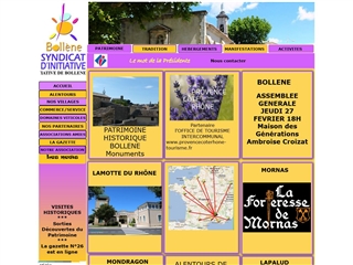 Bollène (84500) - office de tourisme