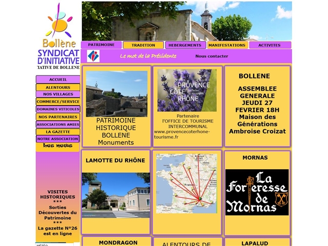 Bollène (84500) - office de tourisme