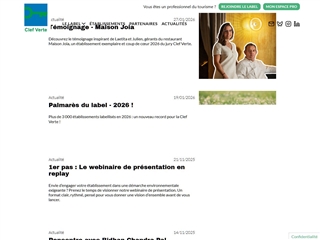 La Clef Verte : Hôtels labellisés