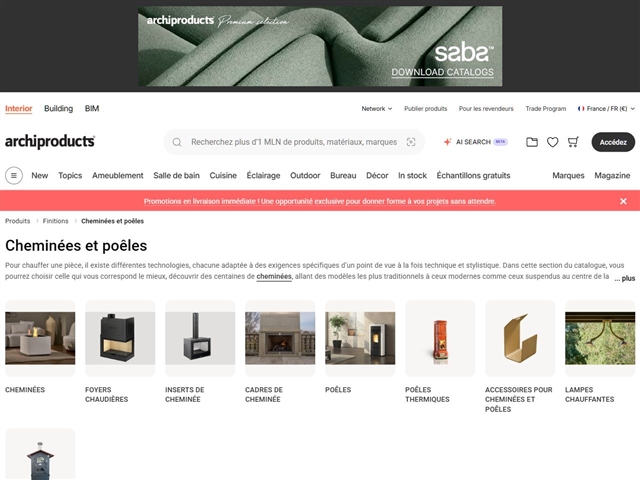 archiproducts : Cheminées et poêles