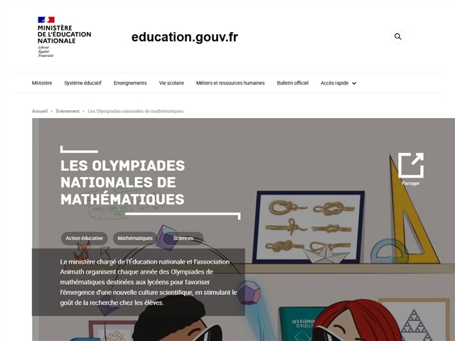Olympiades Nationales de Mathématiques